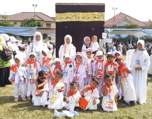 Ribuan Haji Cilik Putihkan Lapangan HW Kota Depok