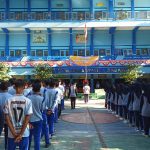 Suasana meriah mewarnai peringatan Haornas di SMA Muhammadiyah 1 Babat. Aneka kegiatann digelar, termasuk pertandingan bola voli antarguru. Momen memupuk kecintaan pada olahraga.