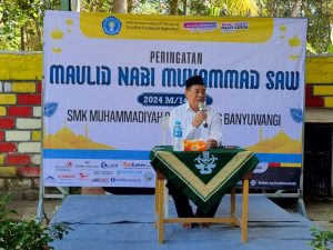 Kali Pertama SMK Models Peringati Maulid Nabi, Meriah