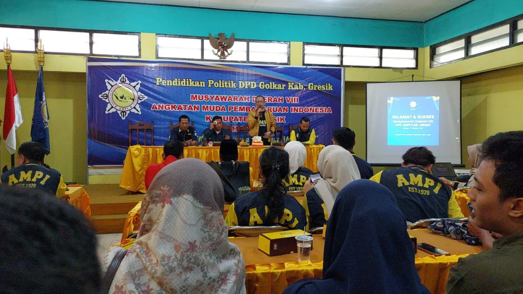 DPD AMPI Kabupaten Gresik mengadakan Musyawarah Daerah VIII. Acara ini membuktikan jika AMPI yang pernah berjaya di masa Orde Baru masih hidup dan bergerak.