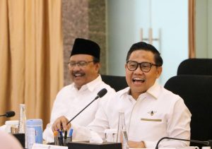 Saat Cak Imin dan Gus Ipul Satu Meja Bahas Data Tunggal