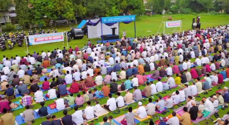 Pesan Idulfitri dari lapangan Sawunggaling Babat
