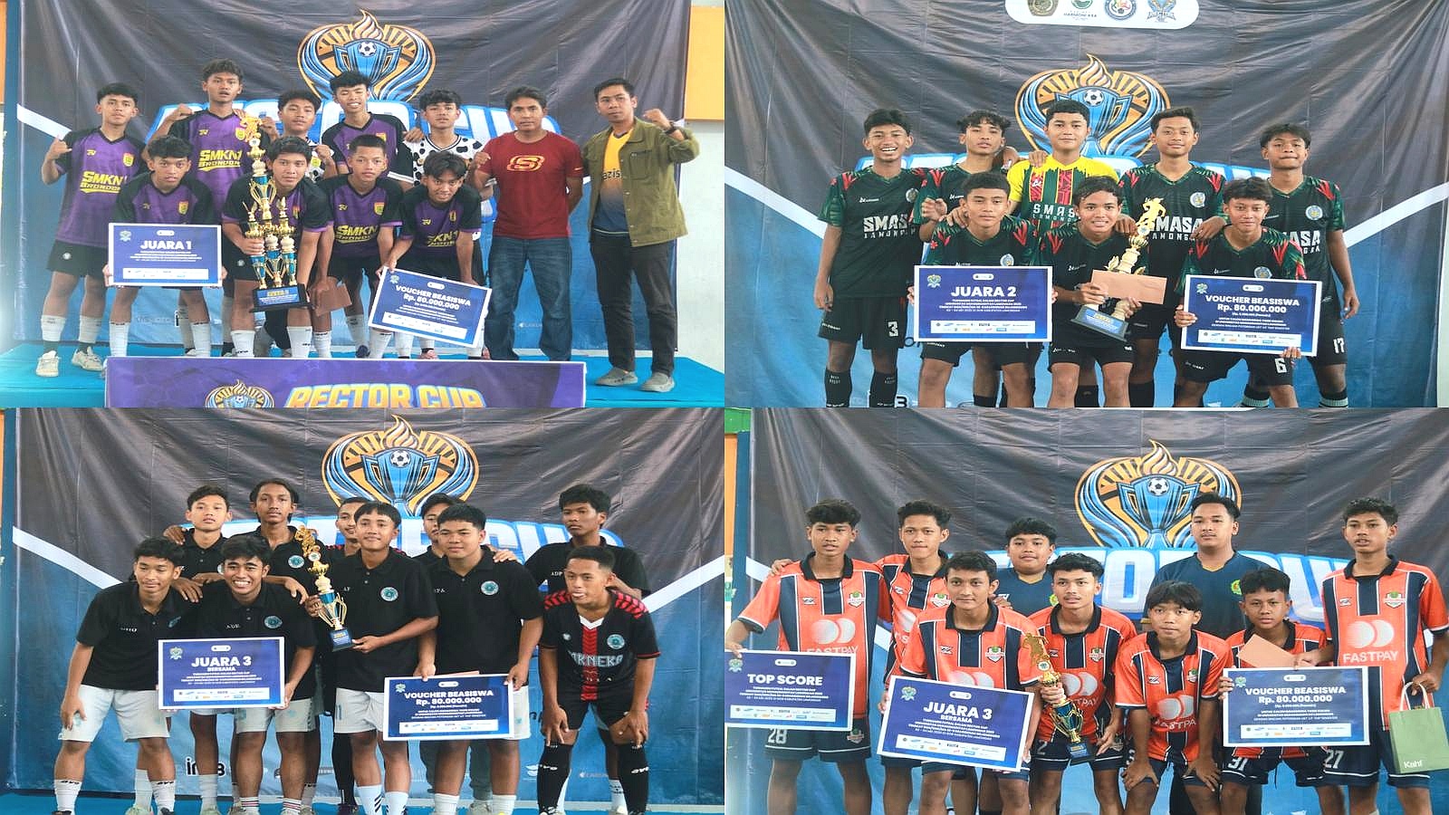 Rector Cup Umla 2025 mempertemukan 24 tim pelajar se- eks Keresidenan Bojonegoro. Lebih dari sekadar kompetisi, ajang ini menjadi ruang sportivitas, silaturahmi, dan pengembangan karakter generasi muda.