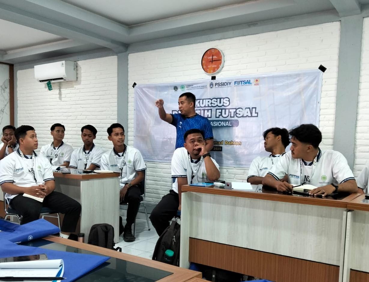 Ketua LPO PP Muhammadiyah Resmi Buka Kursus Pelatih Futsal Level 1 Nasional