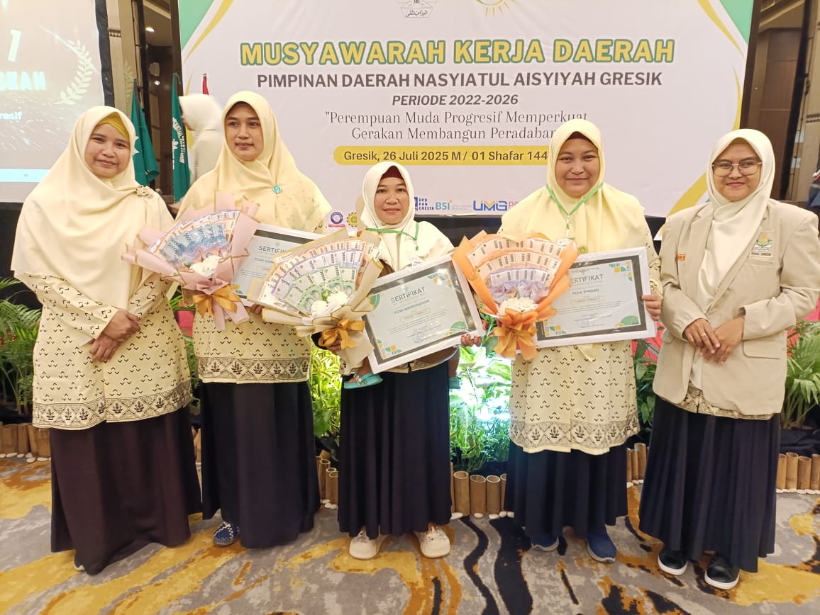 PDNA Gresik memantik semangat progresif pimpinan cabang lewat penghargaan di penghujung agenda Musykerda NA Gresik. Ada pengumuman juara lomba video dan penghargaan PCNA terbaik.