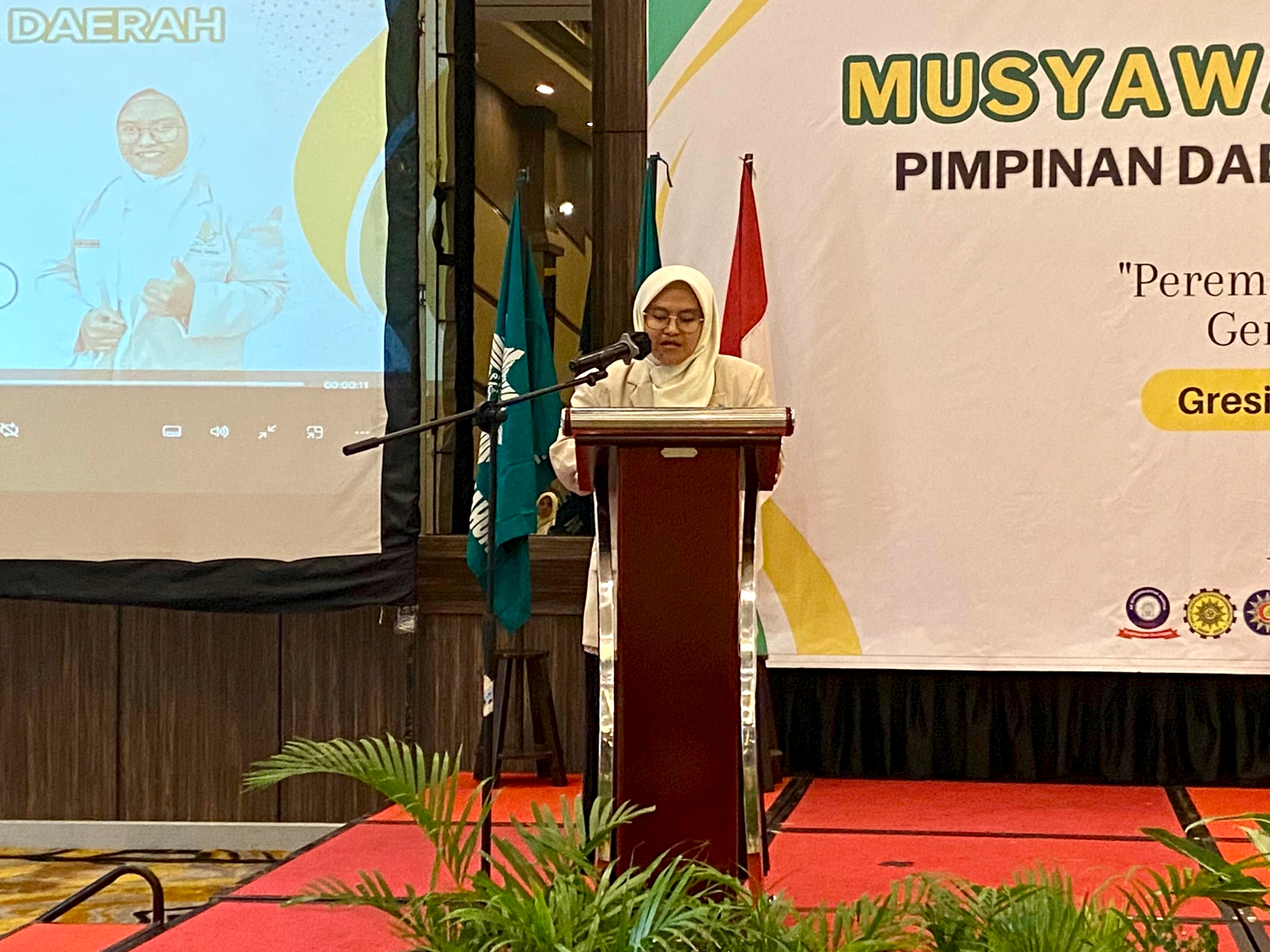 Ketua PD Nasyiatul Aisyiyah Gresik di pembukaan Musykerda memperkuat gerakan untuk membangun peradaban, mewujudkan kaderisasi dan kolaborasi.