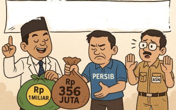 Janji Satu Miliar dari Gubernur Jawa Barat untuk Persib, namun yang diterima hanya Rp356 juta. Uang itu pun dikembalikan.