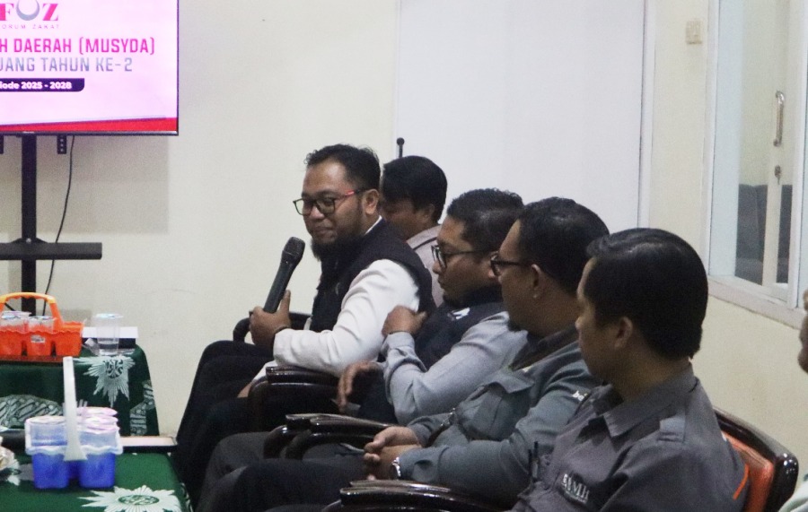 Chudzil Chidmat secara aklamasi dipilih sebagai Ketua Forum Zakat Lumajang dalam acara Musyda yang berlangsung di Kantor Lazismu.
