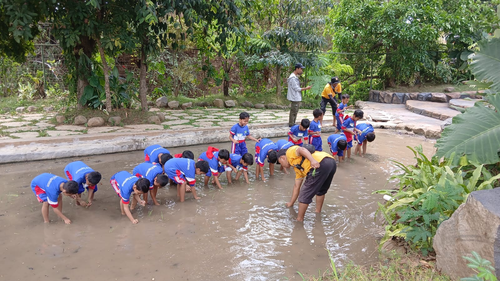 Belajar dari Lumpur: Siswa SD Almadany Outbound Seru di Sebani