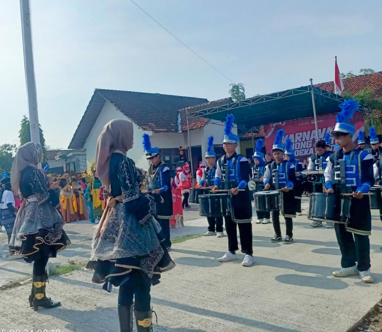 Banjir Saweran, Drumben Muhammadiyah Takerharjo Guncang Mayong Seharian