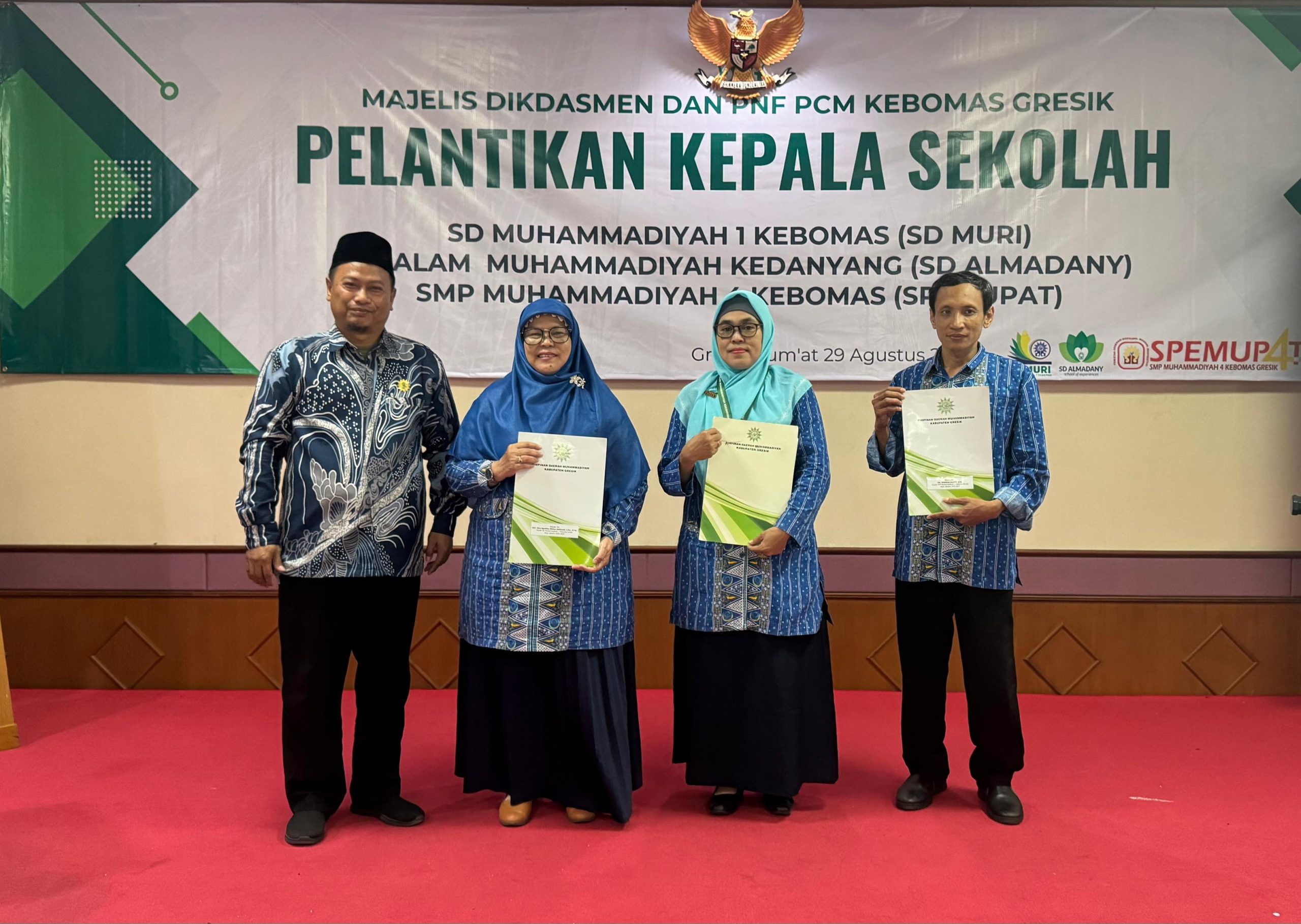 Pelantikan Bersama Kepala Sekolah Muhammadiyah di Kebomas, Simbol Kolaborasi