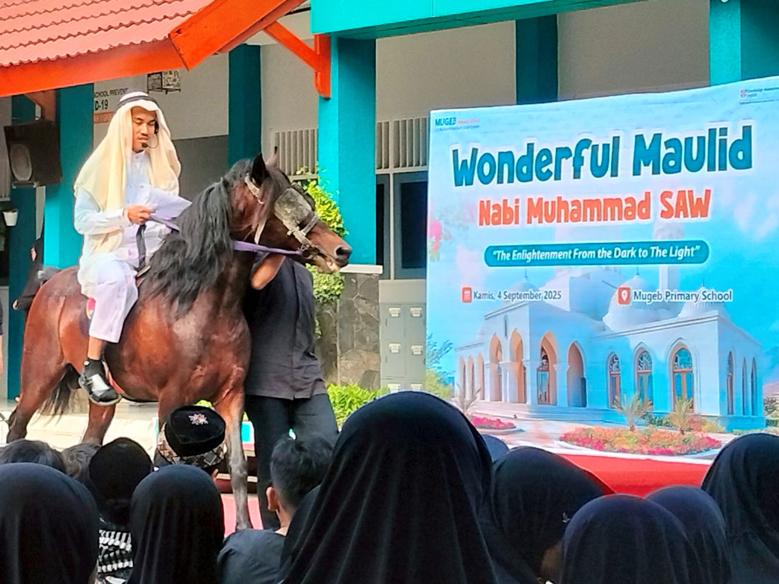 Ustaz Mugeb Primary School Menceritakan Kelahiran Nabi dari Atas Kuda