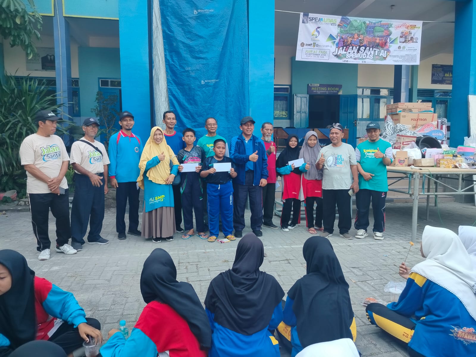 Maulid di Spemudas: Tokoh Penting Hadir, Jalan Sehat Meriah dengan Hadiah Mesin Cuci