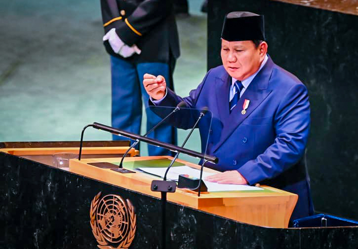 Pidato Prabowo di PBB: Solusi Dua Negara Jalan Menuju Perdamaian