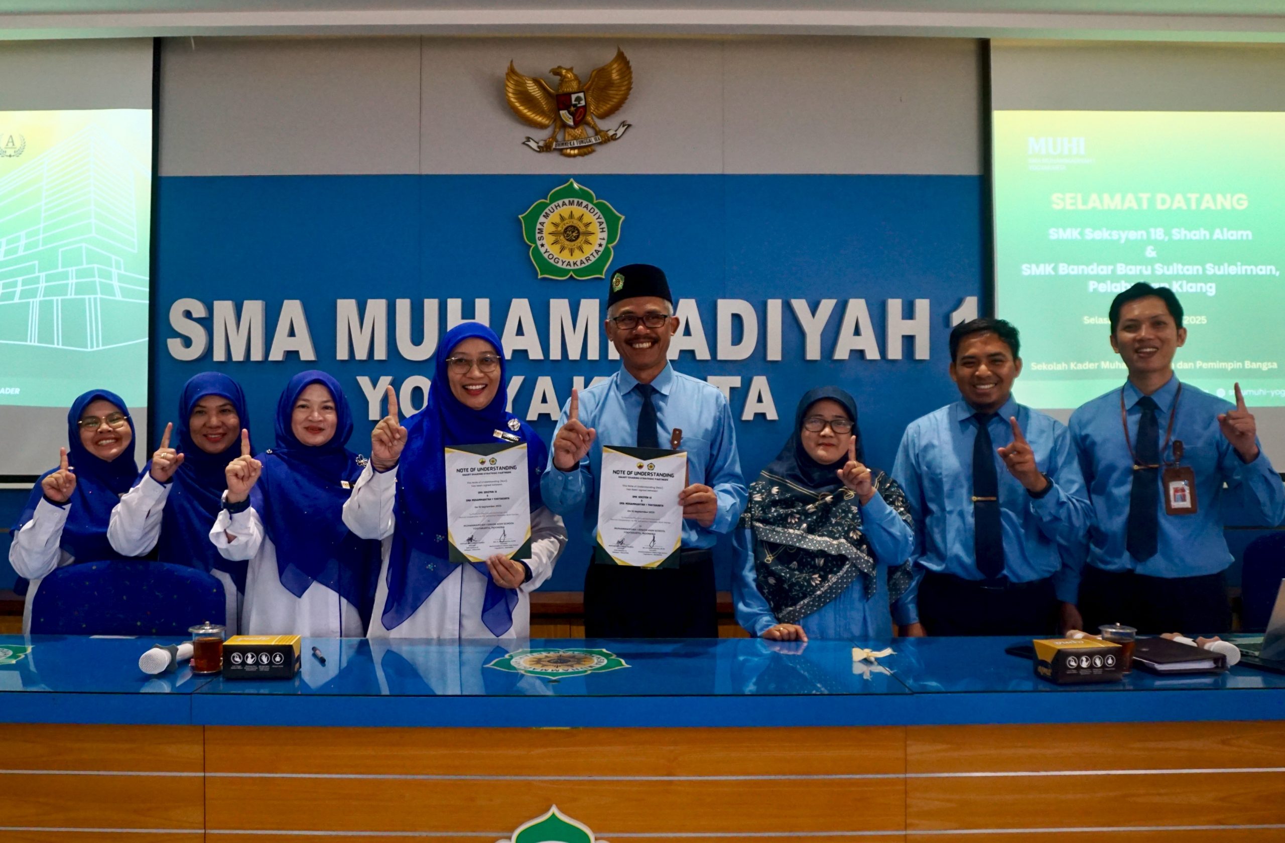 SMA Muhi Jalin NoU Internasional dengan Dua Sekolah Malaysia