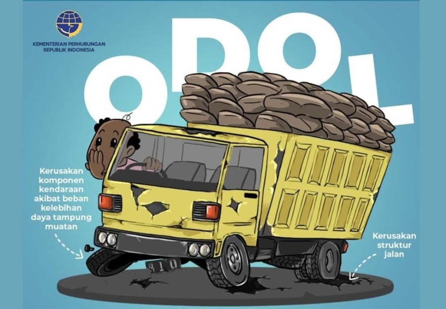 Kendaraan over-load bukan masalah teknis transportasi. Jalan rusak berdampak sosial yang sangat luas. Seperti kemacetan, meningkatkan konsumsi BBM, hingga menurunkan kualitas udara.