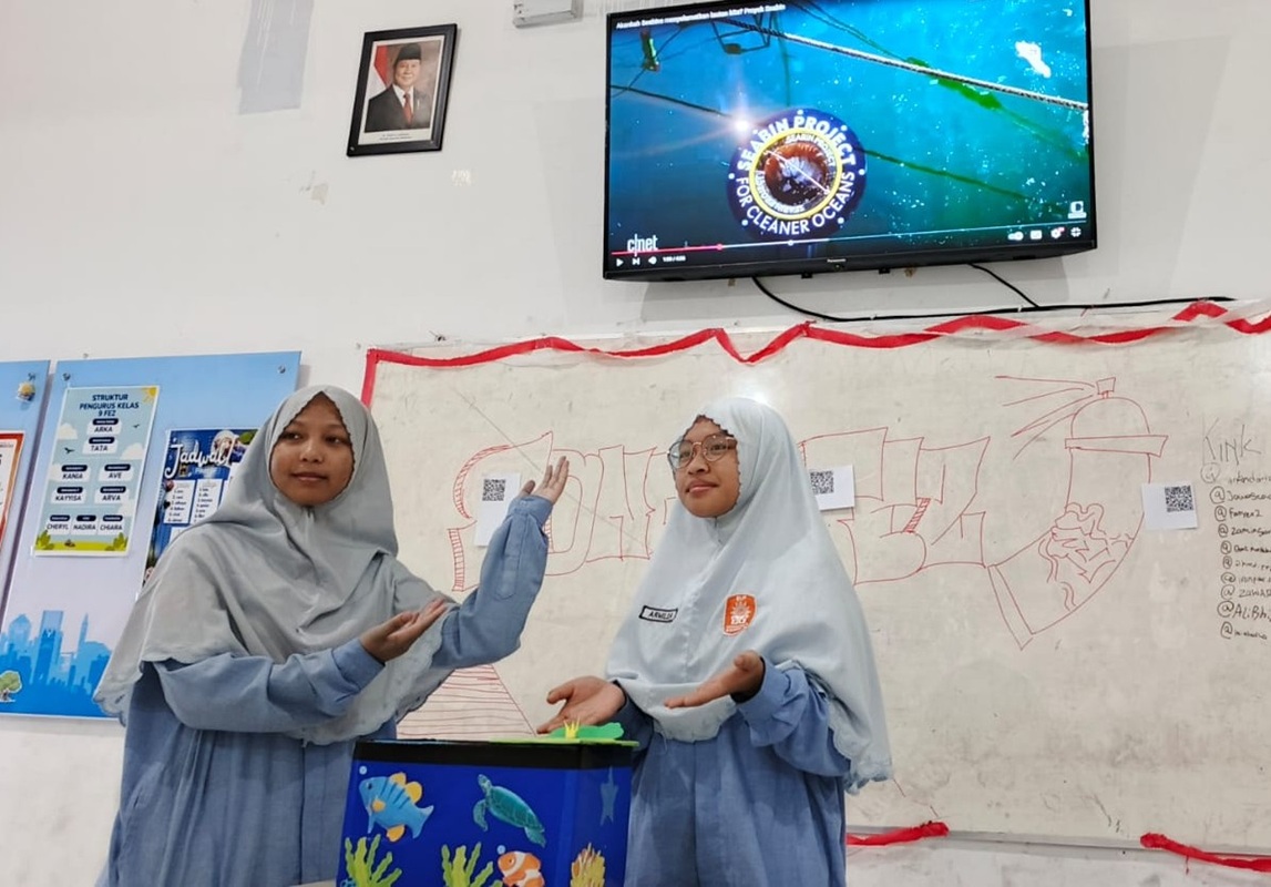Siswa Spemdalas Bikin Alat Penyedot Sampah untuk Konservasi Daerah Pesisir dan Laut