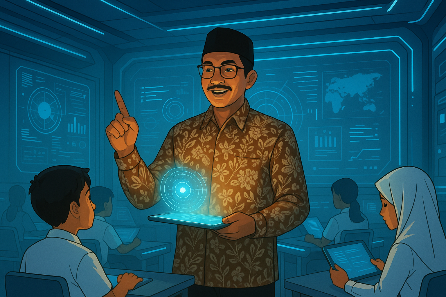 Guru, Pelita yang Tak Pernah Padam di Tengah Badai Digital