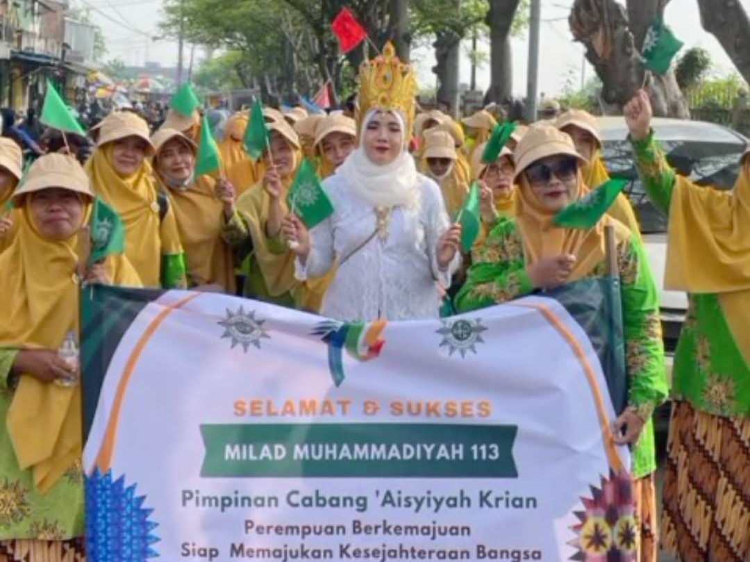 “Nyai Walidah” Hidup di Krian: Semangat Aisyiyah Menyala di Milad Ke-113 Muhammadiyah