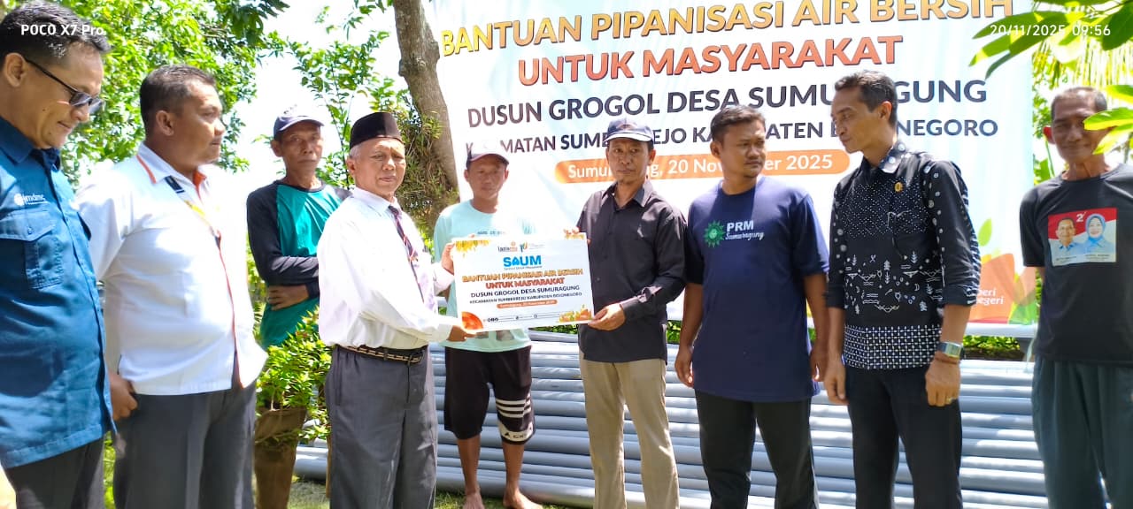 Program Pipanisasi Lazismu Sumberrejo, Solusi Air Bersih bagi 20 KK Dusun Grogol