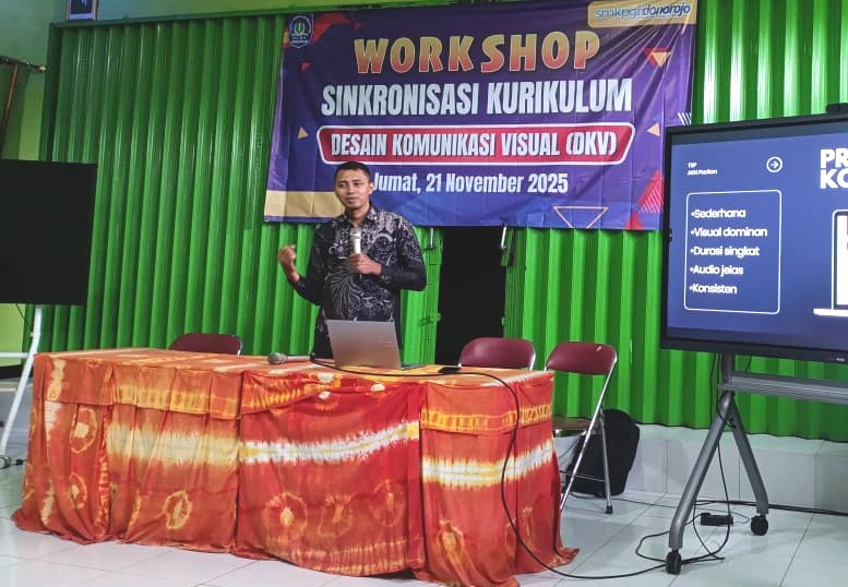 SMK PGRI Donorojo Tingkatkan Kreativitas Guru-Guru DKV