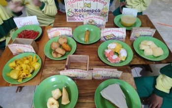 TK Aisyiyah 09 Sidayu ajak cicipi aneka olahan singkong. Siswa juga diajak mengenal bentuk tanaman singkong dan bagian-bagian singkong. Setiap jenis makanan dijelaskan cara pengolahannya secara sederhana