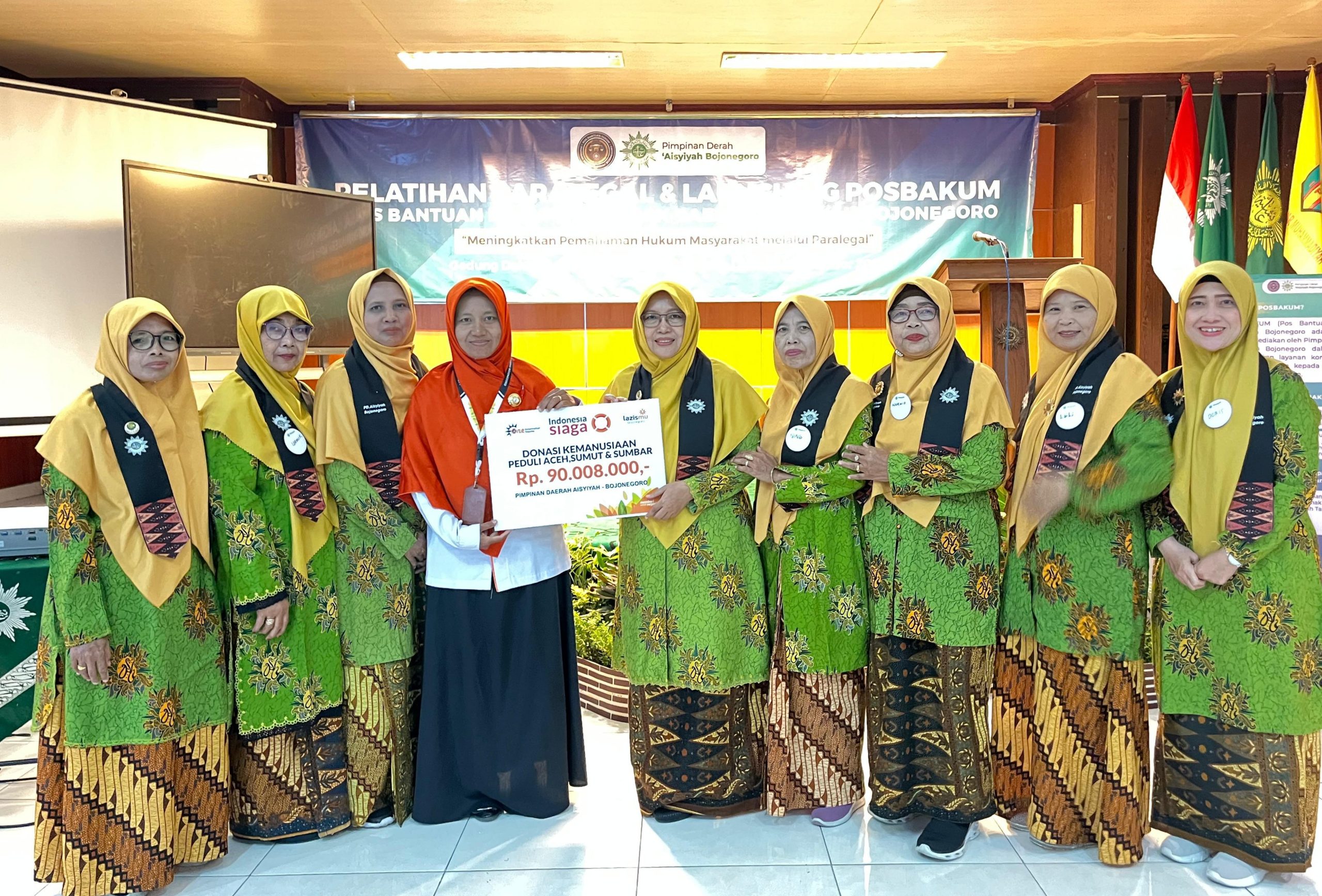 Dari Bojonegoro untuk Sumatra: Aisyiyah Salurkan Donasi Kemanusiaan Rp90 Juta
