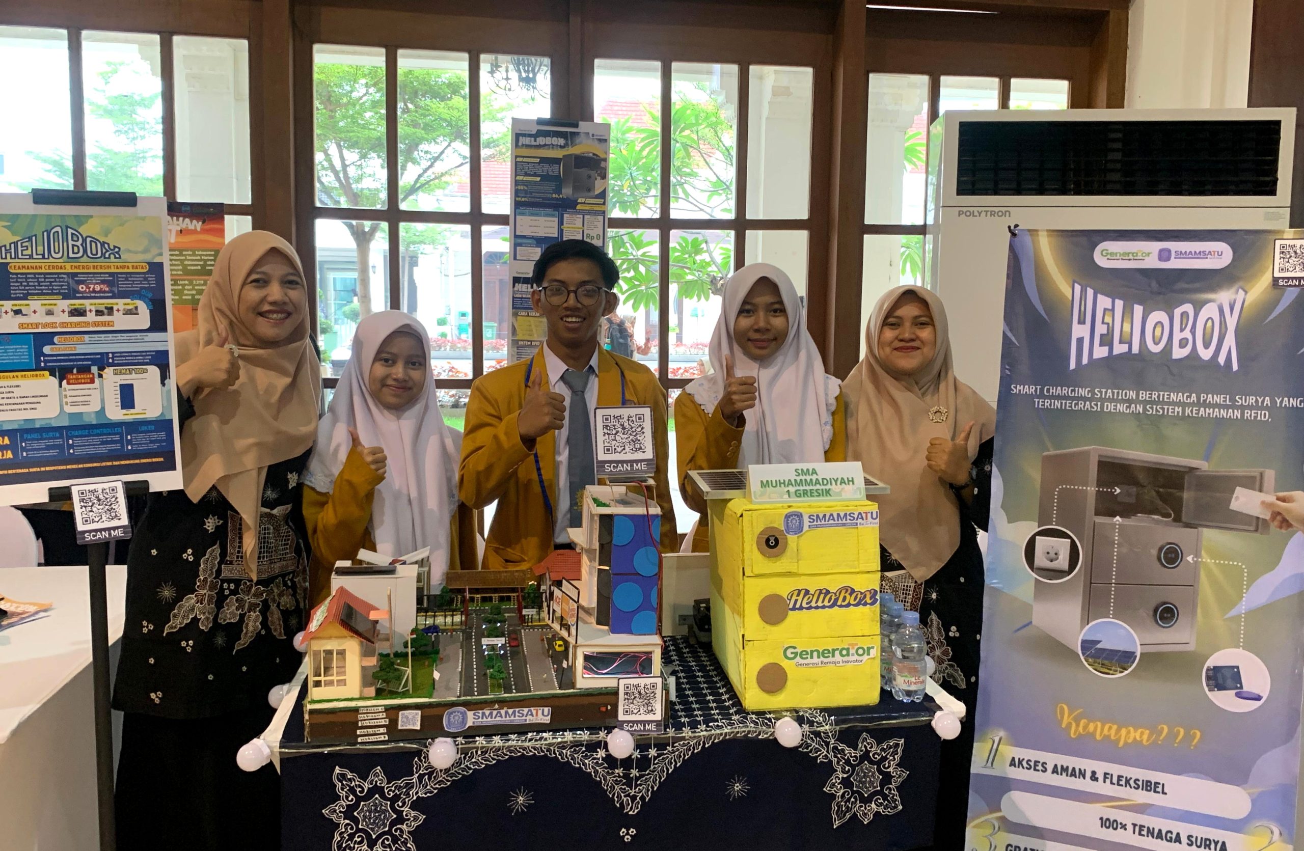 HelioBox Antar Smamsatu Raih Penghargaan Sekolah dengan Solusi Dekarbonisasi Jatim