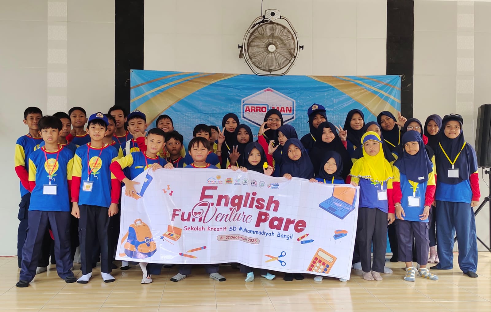 English FunVenture, Cara Seru Siswa SD Muhammadiyah Bangil Belajar Bahasa Inggris (Muhammad Ali Reza/Tagar.co)