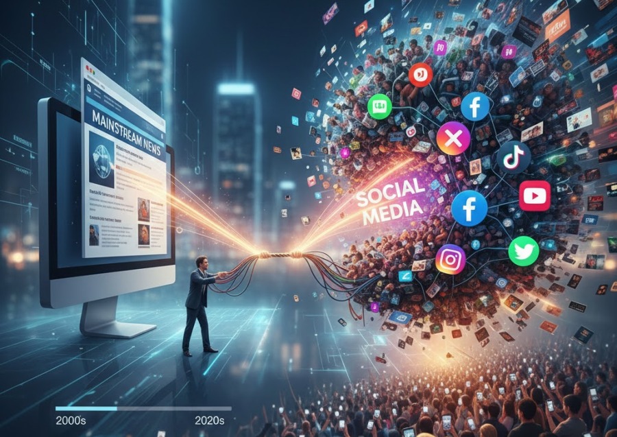 Media Mainstream Vs Media Sosial