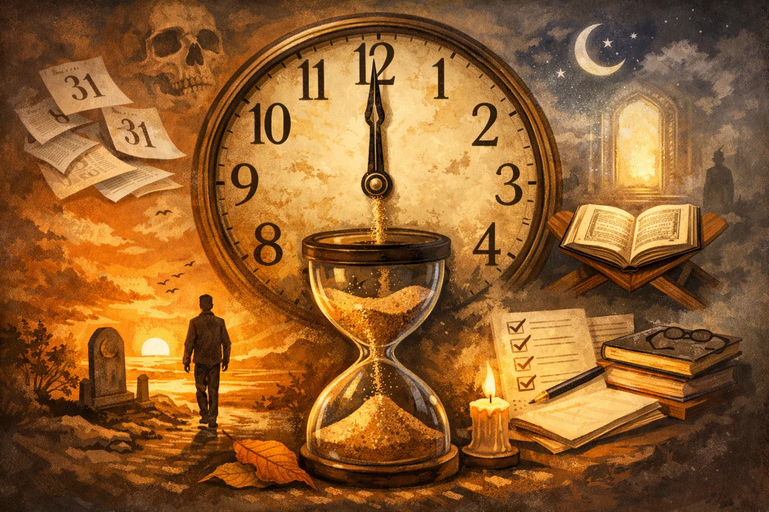 Perputaran Jarum Jam, Umur, dan Kesadaran Pulang