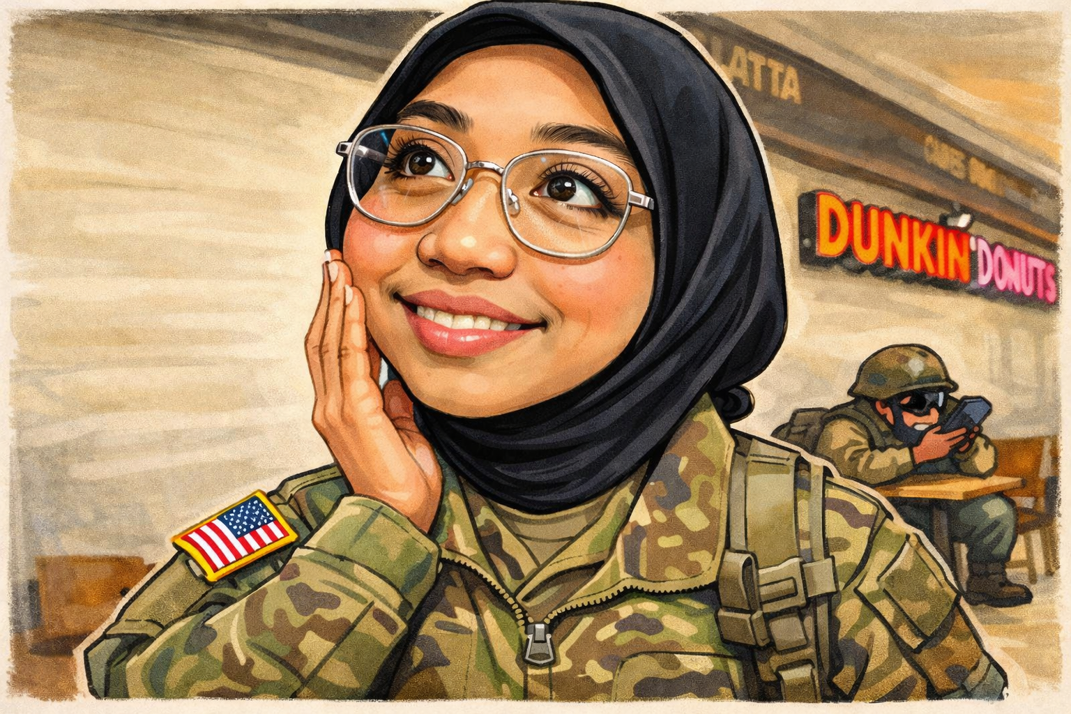 Viral WNI Berjilbab Jadi Tentara Amerika, Fenomena Apa?