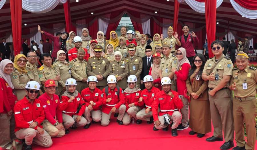 Upacara Bulan K3 Dihadiri Gubernur Jatim