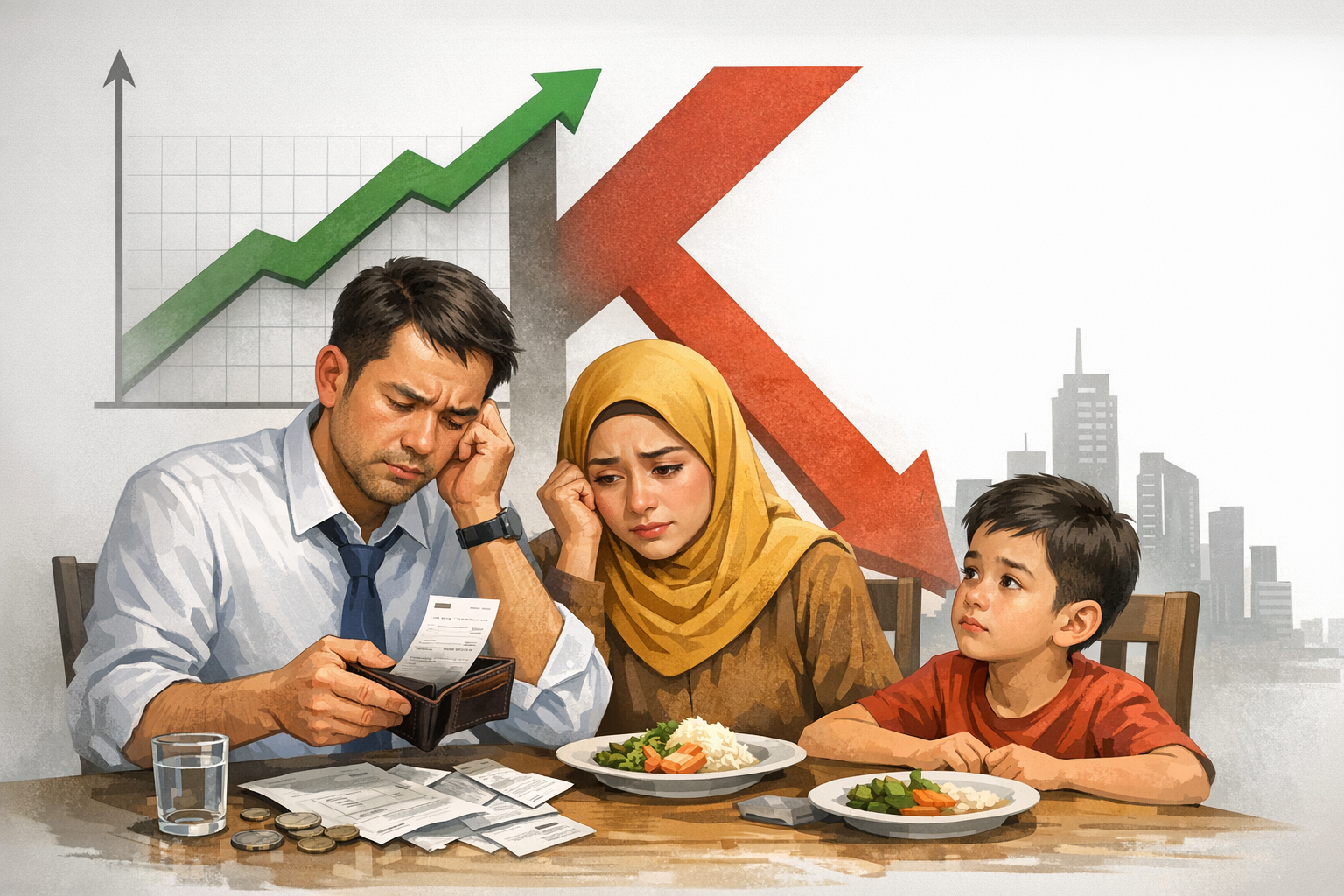 K-Shaped Economy: Ketika Dompet Kelas Menengah Mengecil