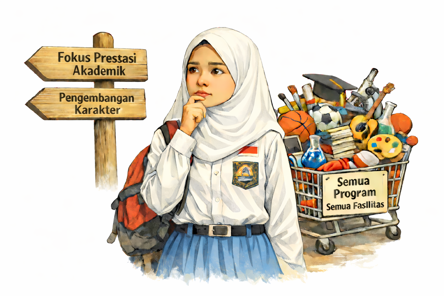 Sekolah Bukan Supermarket: Pilih Satu, Bukan Semua