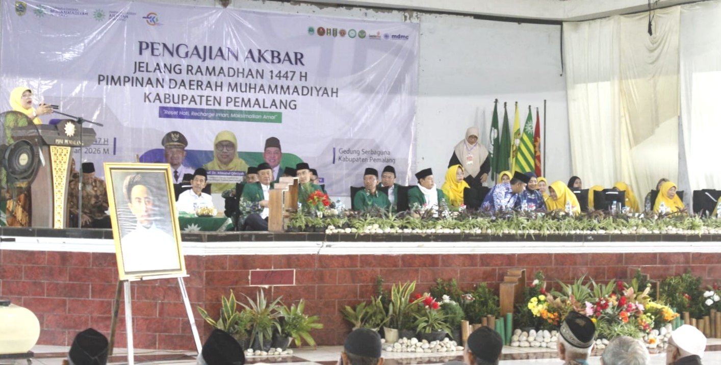 Ribuan Warga Muhammadiyah Pemalang Ikuti Pengajian Akbar Jelang Ramadan