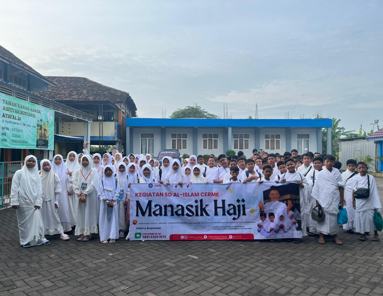 Menjemput Impian ke Baitullah, 128 Siswa SD Al-Islam Manasik Haji di Masjid Ahmad Dahlan
