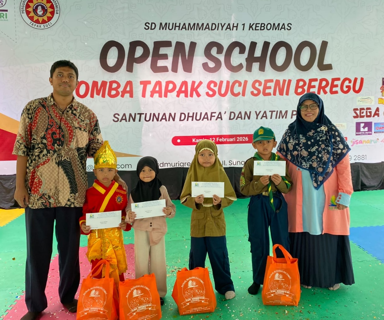 Misi Kemanusiaan Mewarnai Open School SD Muhammadiyah 1 Kebomas
