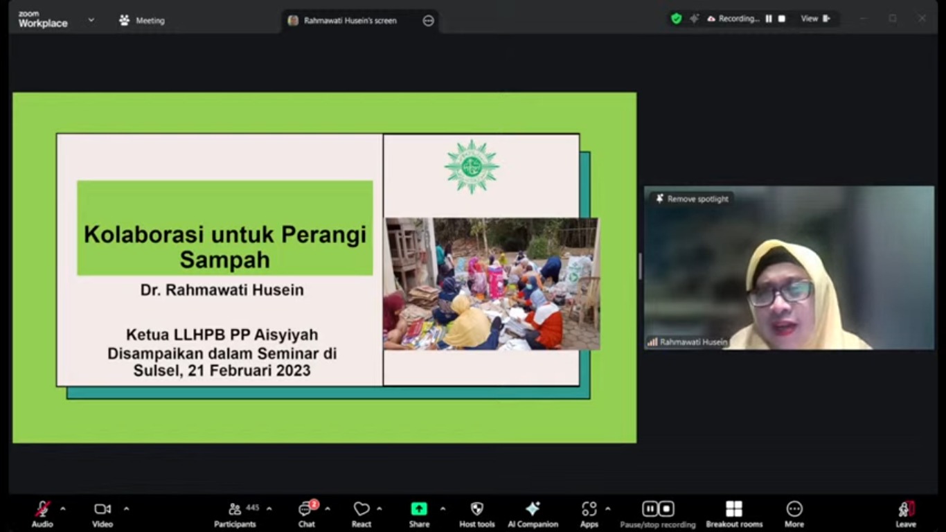 Aisyiyah Serukan Gerakan Sampah Tuntas: Saatnya Mengelola, Bukan Sekadar Membuang