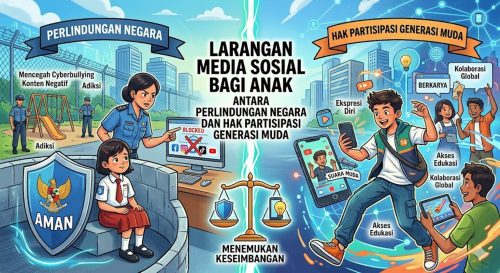 Larangan Media Sosial bagi Anak: Antara Perlindungan Negara dan Hak Partisipasi Generasi Muda