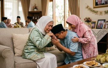 Idulfitri seperti kelas terbuka tempat mengasah kecerdasan emosional dan karakter anak memahami tentang berbagi dan memaafkan.