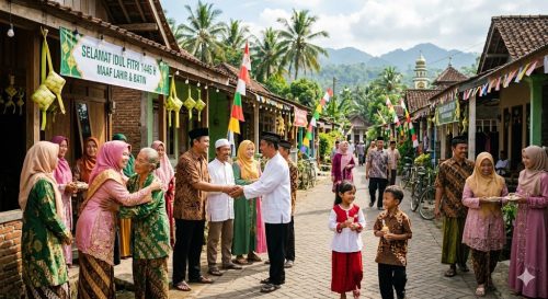 Hari Pertama Lebaran di Kampung, Cerita Lama yang Tidak Pernah Kehilangan Rasa