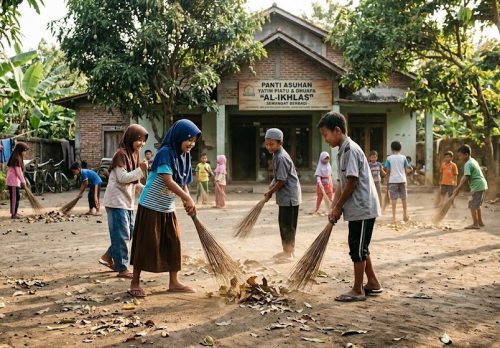 Santri Panti Tahan Banting Jalan Menuju Sukses