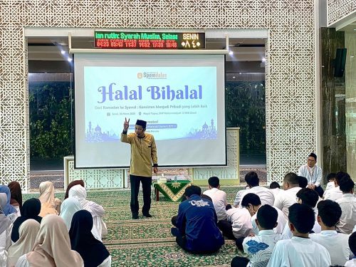 Halalbihalal Spemdalas: Siswa Diajak Menjadi Pribadi yang Lebih Baik