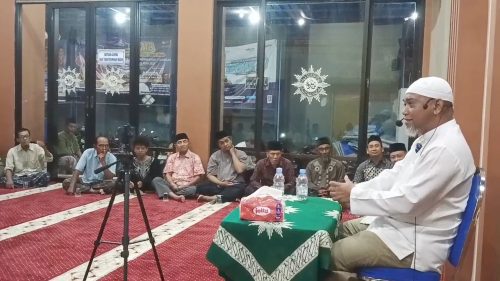 Penyakit campak di wilayah Jawa Timur menjadi bahasan pengajian di Masjid Al-Mahdi Muhammadiyah Perumtas 3 Blok E4/24 Grabagan, Tulangan, Sidoarjo, Sabtu (18/4/2026) bakda magrib.