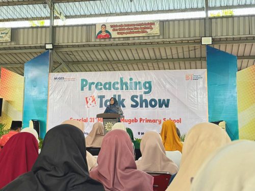 Mugeb Primary School merayakan Milad ke-31 dengan kado istimewa berupa status sekolah model kecerdasan artifisial dan pembelajaran mendalam serta penghargaan stabilitas jumlah siswa selama empat tahun berturut-turut.