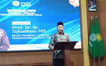 Sukadiono ajak PDM kerja keras lagi di disa periode kepemimpinan 2022-2027. PDM yang belum mempunyai AUM Kesehatan bisa bermitra dengan PDM lain yang punya lebih besar