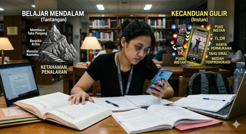 Ilustrasi Matinya Penalaran Kritis dalam Potongan Video 15