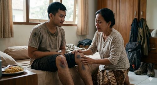 Ilustrasi cerpen Goresan Kecil di Balik Sedekah Subuh