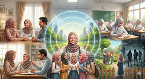 Ilustrasi opini Identitas Diri, Orang Tua, dan Pola Interaksi Sosial yang Sehat